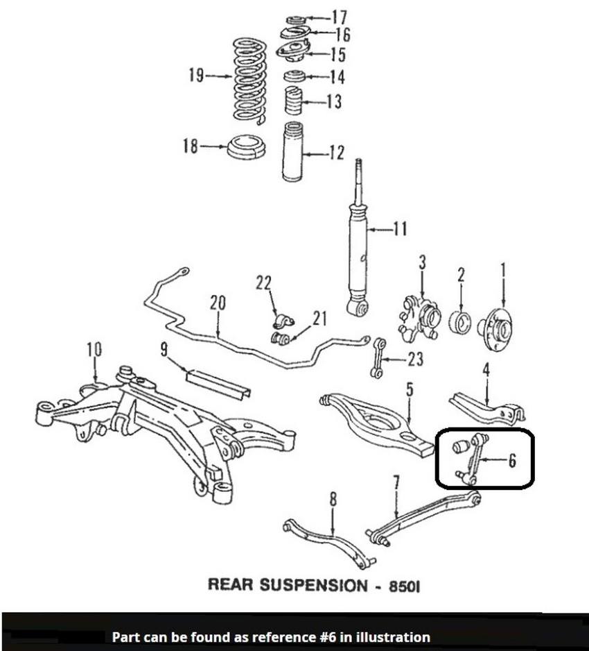 Suspension Control Arm Kit Rear Genuine BMW BM2657469KIT